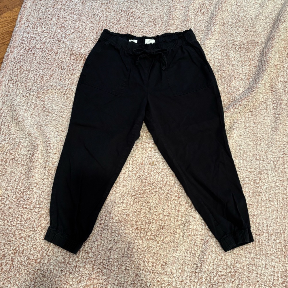 Loft Black Jogger Pants